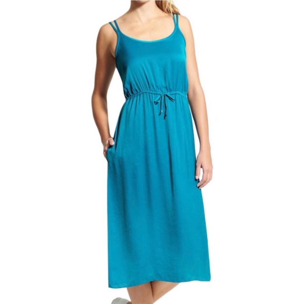 NEW Athleta Easy Breezy Midi Dress